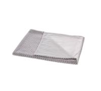 Plaid enfant rétro gris 100x75 cm - - Gris - Polyester