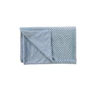 Plaid enfant Rétro bleu 100x75 cm - - Bleu - Polyester