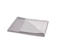 Plaid enfant rétro gris 100x75 cm - - Gris - Polyester