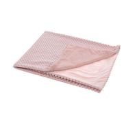 Plaid Enfant Rétro 005 Rose 75X100