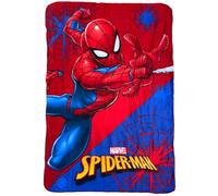 Plaid enfant Spiderman Marvel 100 x 140 cm Couverture souple en polaire 100 % polyester 220 GSM chaud et léger idéal pour chambre ou canapé
