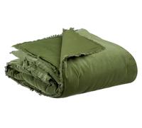 Plaid Fara Uni Coloris Eucalyptus 135 x 200