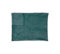 AltoBuy Plaid Flanelle 125x150cm Uni Bleu Canard