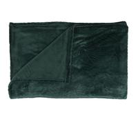 Home Deco Factory Plaid CMP Motif en relief 150 x 200 cm vert sapin