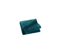 Douceur d'Intérieur Plaid Doux Mini Frosty Bleu 125 x 150 cm - Flanelle Relief Unie