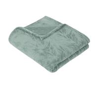 Atmosphera - Plaid Flanelle ryo Bleu 125x150cm