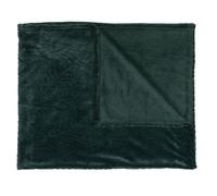 AltoBuy Plaid Flanelle Vert Sapin 120x150cm, Effet Embossé Ultra Doux, Lavable en Machine