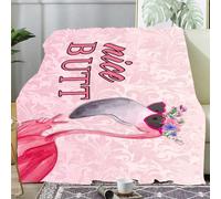 Plaid Fleur Rose Flamingo Couverture Plaid Polaire Canape Super Chaude,Ultra Duveteuse et Confortable,à Utiliser comme jeté de canapé,Couverture en Laine ou Couvre-lit,Décoration Maison130x150cm