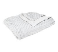 Plaid fourrure bouclÃ©e - 180 x 230 cm - Gris Neutre, Gris clair