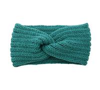 Plaid Fourrure Rose femmes bandeaux plus chaud doux bandeaux câble hiver oreille Enfant Islam (Green, One size)