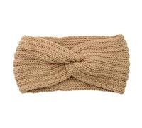 Plaid Fourrure Rose femmes bandeaux plus chaud doux bandeaux câble hiver oreille Enfant Islam (Khaki, One size)