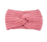 Plaid Fourrure Rose femmes bandeaux plus chaud doux bandeaux câble hiver oreille Enfant Islam (Pink, One size)