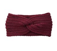 Plaid Fourrure Rose femmes bandeaux plus chaud doux bandeaux câble hiver oreille Enfant Islam (Wine, One size)