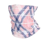 Plaid Géométrique À Carreaux Vintage Echarpe Gaiter 26X30Cm Séchage Rapide Bandana Multi-Usage Protection du Visage pour Extérieur Ski Sports