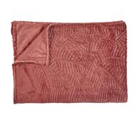 CMP Campagnolo Plaid flanelle embossé Roméo 120x150 cm Terracotta
