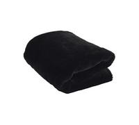 Home Deco Factory – Plaid imitation fourrure Opulence TX9176 Ultra doux, lavable 120 x 150 cm Noir