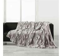 Plaid Imitation Fourrure "Caribou" 180x220cm Naturel