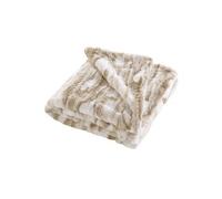 Plaid Imitation Fourrure "Cheyenne" 125x150cm Naturel
