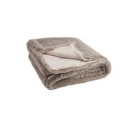 Plaid Imitation Fourrure "Cutie" 130x180cm Gris