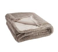 Plaid Imitation Fourrure "Cutie" 130x180cm Gris