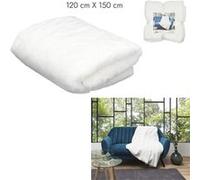 MANTA 120x150 CM CRUDO