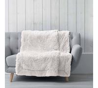 Douceur d'Intérieur – Coussin déhoussable Golden Sunset – 40x40 cm – Blanc – Coton uni, fils coupés