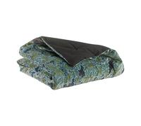 Plaid Imprimé Ariane Couleur Pétrole 135 x 200 cm