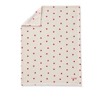Plaid imprimé polaire personnalisable rouge imprimé 100x150