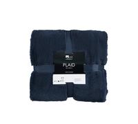 In the Mood collection Bronte Plaid Polaire - L200 x l150 cm - Bleu foncé