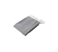 - Plaid jacquard VESPER - 150 x 130 cm - Gris clair - VESPER