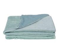 Plaid Lou bleu glacier 130X170 cm - - Bleu - Polyester
