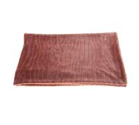 Plaid Lou bois de rose 130x170 cm - Amadeus - Rose - Polyester