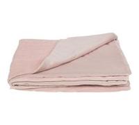 Plaid Lou vieux rose 130 x 170 cm - - Rose - Polyester