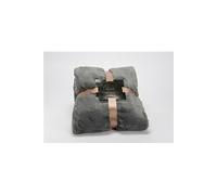 Plaid luxe 130x170 anthracite - - Gris - Polyester