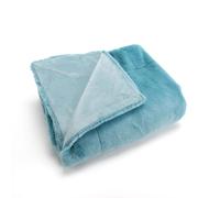 Plaid luxe bleu cl 130x170 cm