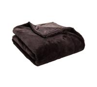 Amadeus – Plaid Luxe Chocolat – 130 x 170 cm – Polyester Marron