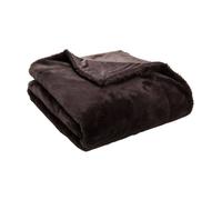 Amadeus – Plaid Luxe Chocolat – 130 x 170 cm – Polyester Marron
