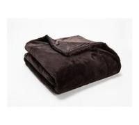 Amadeus – Plaid Luxe Chocolat – 130 x 170 cm – Polyester Marron