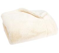 Plaid Luxe crème doublé en polyester 170x240 cm 2.00x170.00 cm