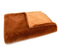 Amadeus - Plaid Luxe Orange foncé 130x170