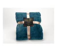 Plaid Luxe émeraude 170x240 cm - Amadeus - Bleu - Polyester Emeraude G