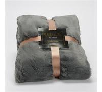 Plaid Luxe gris 170x240 - Amadeus - Gris - Polyester Gris G