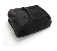 Plaid Luxe Noir 130 X 170 Cm