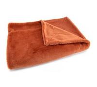 Plaid Luxe orange 130x170 - - Orange - Polyester