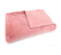 Plaid Luxe rose 130x170 - Amadeus - Rose - Polyester Rose G