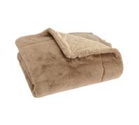 Plaid luxe taupe 130x170 cm