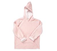 Plaid Sweat Enfant Capuche 6-9ans Rose