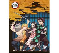 Plaid Manga Demon Slayer - Tanjiro, Nezuko, Zenitsu & Inosuke