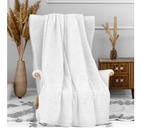 Soleil d'ocre, Couverture, Plaid Microfibre 120X160 cm COCOONING écru