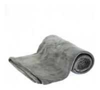 Atmosphera Plaid microfibre 125 x 150 cm gris clair